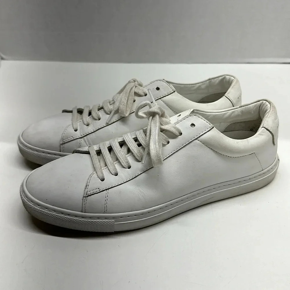 Oliver Cabell Low Top 1 Sneakers Shoes Lace Up Leather Sneaker White Women's 7 - Picture 4 of 11
